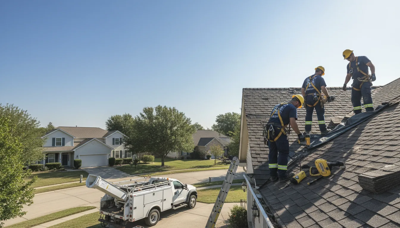 Emergency Roof Repair in Hamshire, TX near me